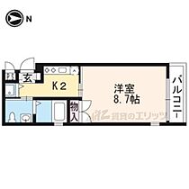 アクアプレイス京都西陣605  ｜ 京都府京都市上京区北小路中之町（賃貸マンション1K・6階・26.42㎡） その2