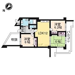 MNS天ケ池 3LDKの間取図画像