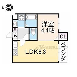 間取図画像 1DK