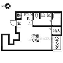 コーポ正木 2-B ｜ 京都府京都市下京区油小路通高辻下ル麓町（賃貸アパート1K・2階・18.00㎡） その2