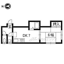 京都府京都市下京区黒門通り五条上ル柿本町（賃貸アパート1DK・2階・27.50㎡） その2