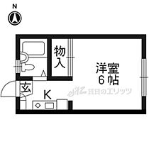 洛友 103 ｜ 京都府京都市右京区西京極東衣手町（賃貸アパート1K・1階・17.39㎡） その2