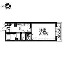 京都府京都市西京区桂上野東町（賃貸アパート1K・2階・29.44㎡） その2