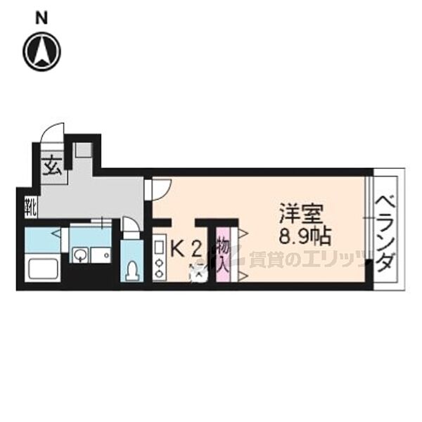 ボナレテラ吉文字 503｜京都府京都市下京区柳馬場通高辻下ル吉文字町(賃貸マンション1K・5階・29.26㎡)の写真 その2