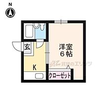 京都府京都市北区小山西大野町（賃貸マンション1K・3階・16.20㎡） その2