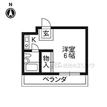 京都府京都市中京区梅屋町（賃貸マンション1K・4階・17.00㎡） その2