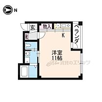 京都府京都市下京区御幸町通高辻下る桝屋町（賃貸マンション1R・3階・27.80㎡） その2