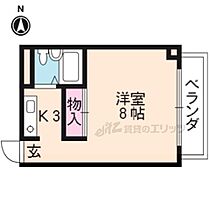 京都府京都市北区平野宮西町（賃貸マンション1K・2階・16.84㎡） その2