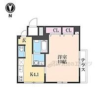 京都府京都市北区紫野上石龍町（賃貸マンション1K・1階・33.38㎡） その2