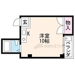 スチュディオ・エトレ88 ワンルームの間取図画像