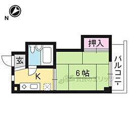 間取図画像 1K