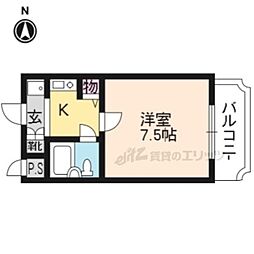 京福電気鉄道北野線 北野白梅町駅 徒歩15分