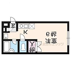 K.S.R. 1Kの間取図画像