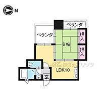 京都府京都市左京区一乗寺払殿町（賃貸マンション1LDK・2階・34.00㎡） その2