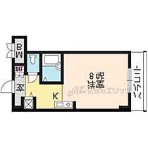 京都府京都市北区上賀茂朝露ヶ原町（賃貸マンション1R・3階・23.46㎡） その2