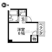 ワークスマンション 4-E ｜ 京都府京都市上京区役人町（賃貸マンション1K・4階・16.00㎡） その2