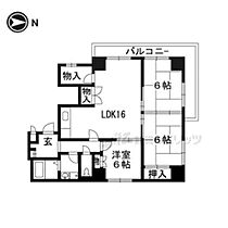 京都府京都市中京区中島町（賃貸マンション3LDK・6階・76.47㎡） その2