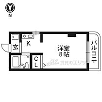 京都府京都市左京区田中里ノ内町（賃貸マンション1K・4階・21.44㎡） その2