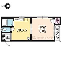 カーサ清明 206 ｜ 京都府京都市左京区田中古川町（賃貸マンション1DK・2階・28.00㎡） その2