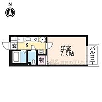 夢楼 203 ｜ 京都府京都市左京区吉田二本松町（賃貸アパート1K・2階・22.96㎡） その2