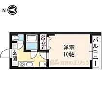 カイザザール西村 205 ｜ 京都府京都市左京区北白川上別当町（賃貸マンション1K・2階・28.48㎡） その2