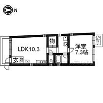 サンタ・アガータ 201 ｜ 京都府京都市上京区室町通上御霊前上ル竹園町（賃貸マンション1LDK・2階・39.14㎡） その2