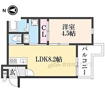 京都府京都市左京区吉田牛ノ宮町（賃貸アパート1LDK・3階・30.96㎡） その2