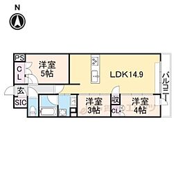 間取図画像 3LDK