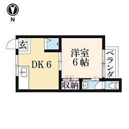 間取図画像 1DK