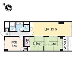谷畑高野ビルカストルム洛北 3LDKの間取図画像