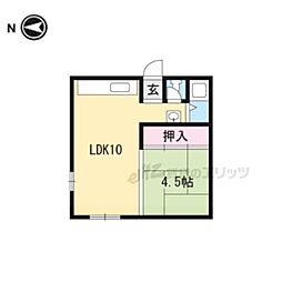 ニュー北山ビル 1LDKの間取図画像