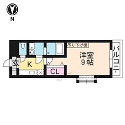 メゾン・エイム 1Kの間取図画像