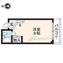 プルミエール ワンルームの間取図画像