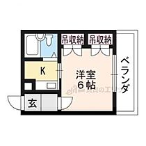 京都府京都市北区衣笠天神森町（賃貸マンション1K・3階・17.10㎡） その2