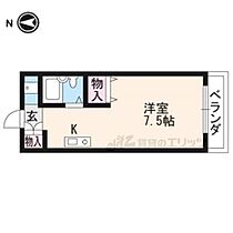 京都府京都市右京区山ノ内山ノ下町（賃貸マンション1K・3階・23.50㎡） その2