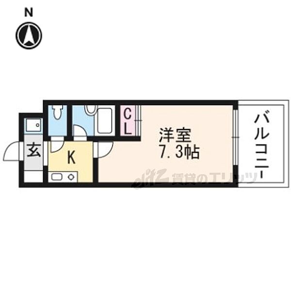 サンシティ四条西洞院 208｜京都府京都市下京区四条通油小路東入傘鉾町(賃貸マンション1K・2階・21.10㎡)の写真 その2