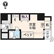 京都府京都市右京区西院安塚町（賃貸マンション1K・5階・15.82㎡） その2