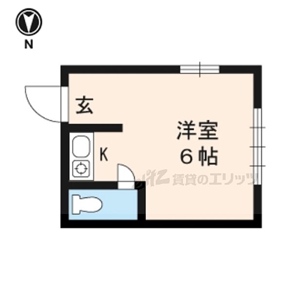 ロイヤルハイツアオキ 402｜京都府京都市中京区壬生森前町(賃貸マンション1R・4階・14.50㎡)の写真 その2