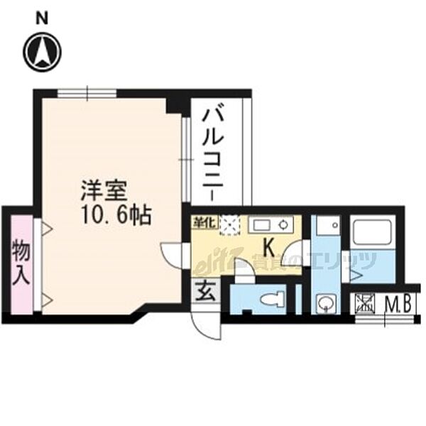 カーサ・ヴェルデ西洞院 204｜京都府京都市下京区妙伝寺町(賃貸マンション1K・2階・29.91㎡)の写真 その2