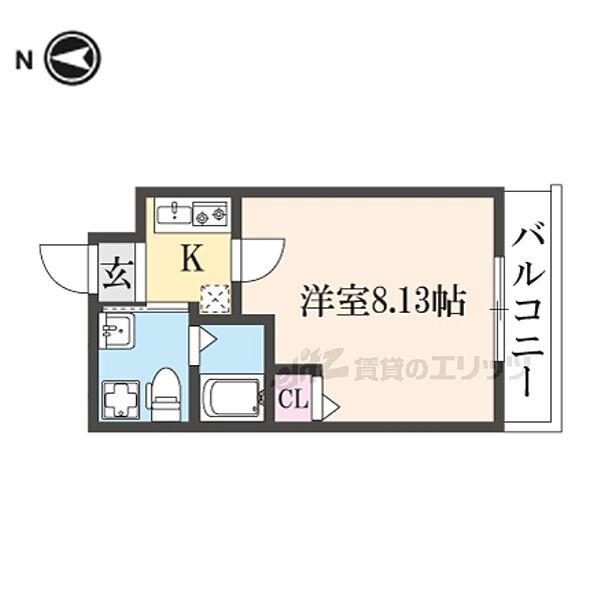 仮称）上賀茂石計町共同住宅 201｜京都府京都市北区上賀茂石計町(賃貸マンション1K・2階・22.82㎡)の写真 その2