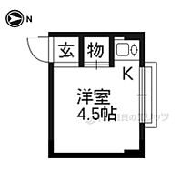 京都府京都市右京区西院久田町（賃貸マンション1R・3階・9.72㎡） その2