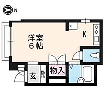 京都府京都市北区大宮東脇台町（賃貸マンション1R・2階・19.00㎡） その2