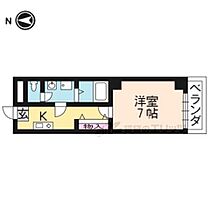 京都府京都市上京区下長者町通智恵光院西入山本町（賃貸マンション1K・2階・24.75㎡） その1