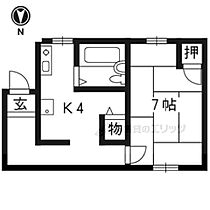 京都府京都市北区衣笠開キ町（賃貸アパート1K・3階・21.06㎡） その2