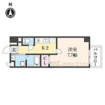 京都府京都市中京区西ノ京北円町（賃貸マンション1K・4階・23.97㎡） その2