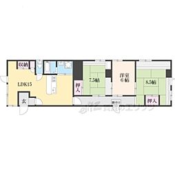フジキビル 3LDKの間取図画像