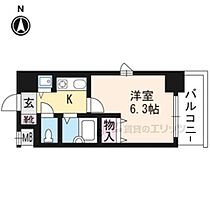 京都府京都市中京区両替町通姉小路下る柿本町（賃貸マンション1K・9階・20.46㎡） その2