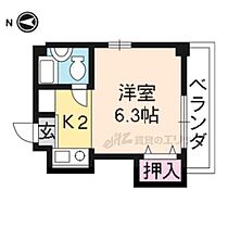 ラルン柏野 202 ｜ 京都府京都市北区紫野上柏野町（賃貸マンション1K・2階・18.00㎡） その2