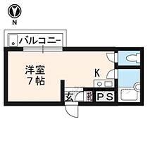 フレグランス喜多仁志 302 ｜ 京都府京都市上京区黒門通下長者町下る吉野町（賃貸マンション1R・3階・16.89㎡） その2