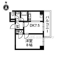 京都府京都市右京区西院日照町（賃貸マンション2K・2階・34.20㎡） その2